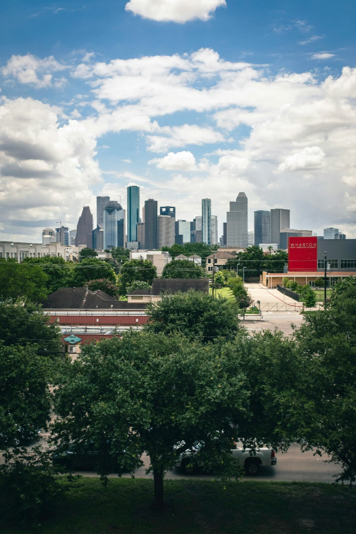 Panoramic view of downtown Houston