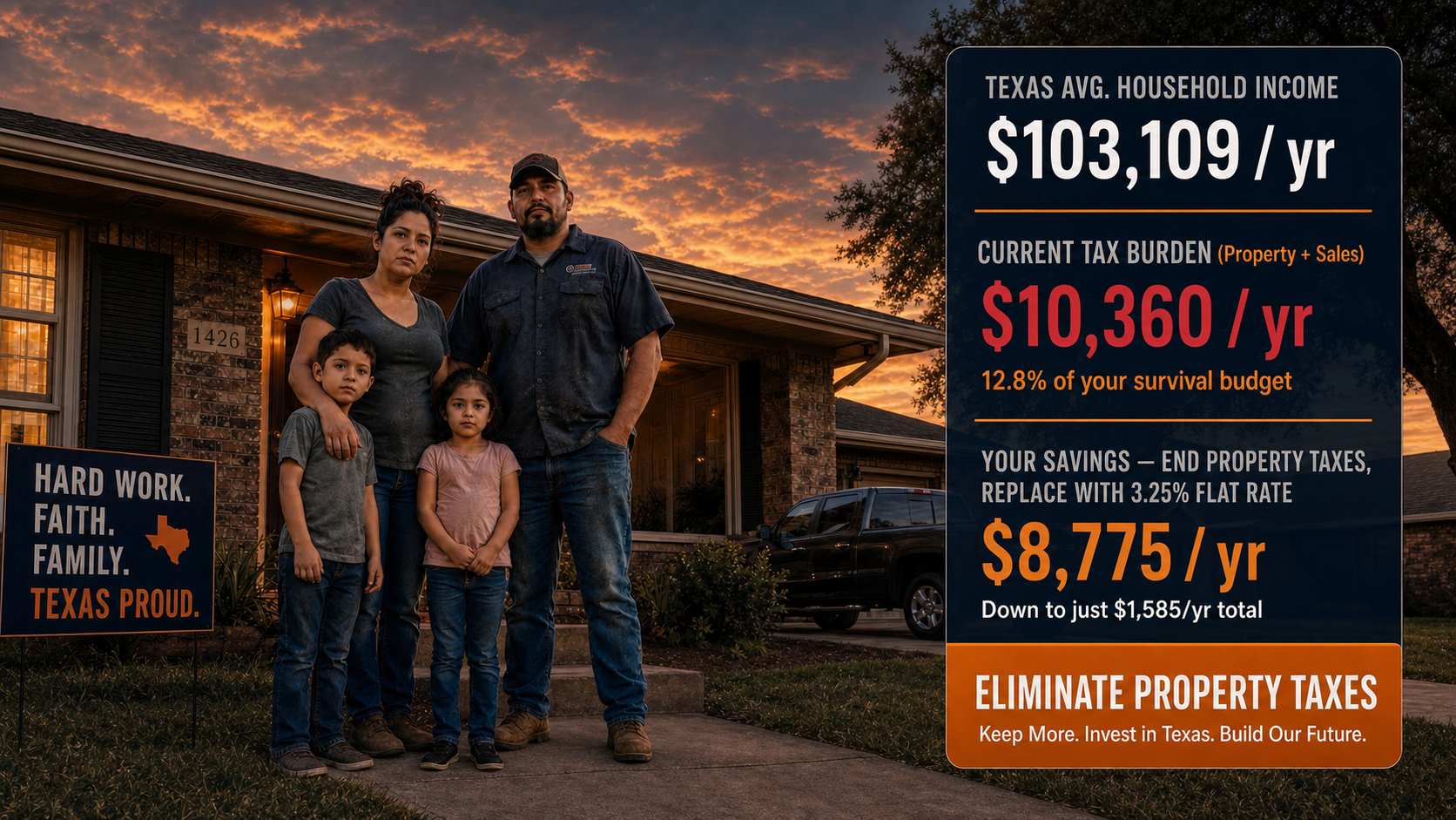 Replacing Texas Property Taxes - Real Savings for Texas Families and Renters