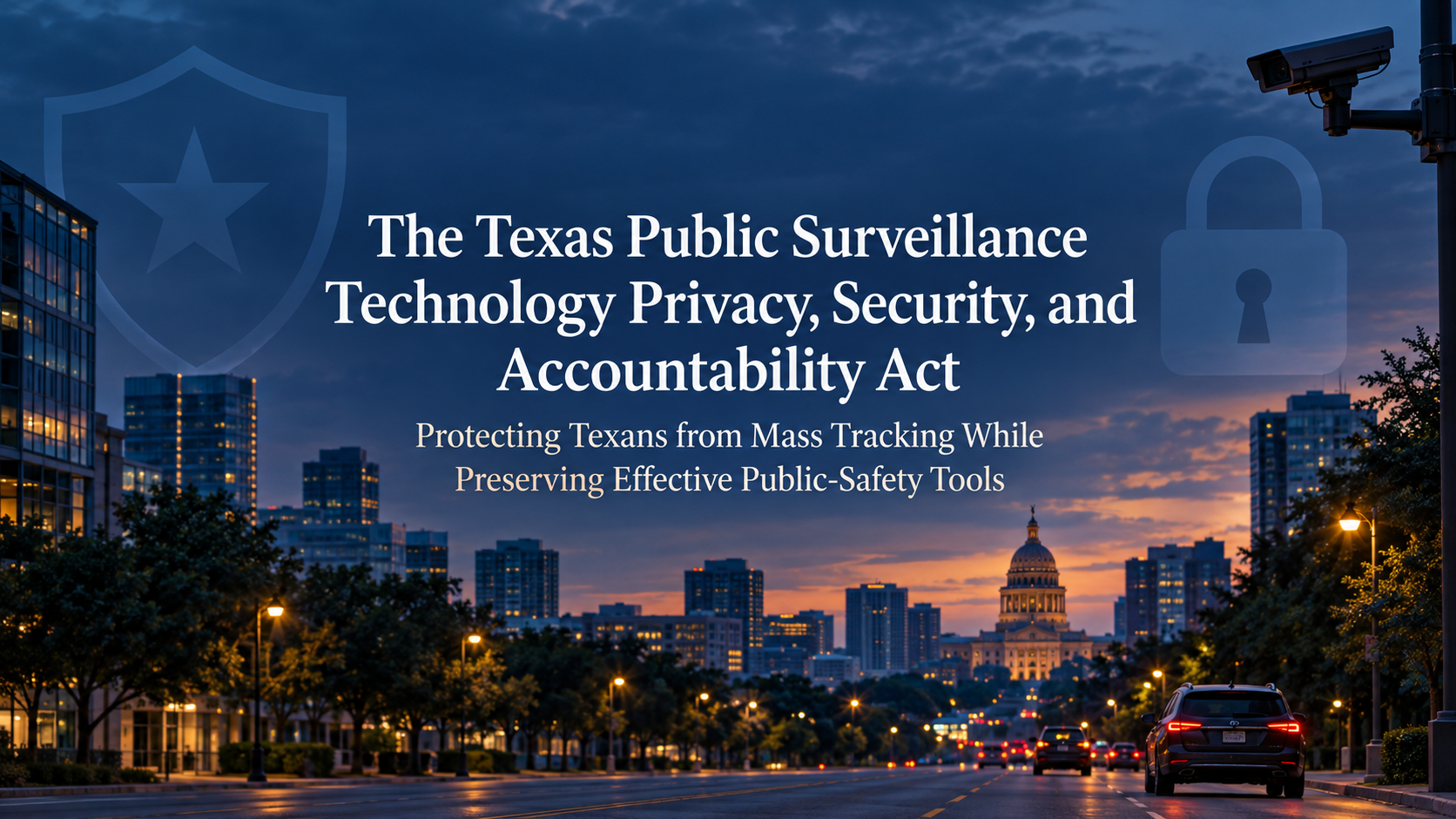 The Texas Public Surveillance Technology Privacy, Security, and Accountability Act