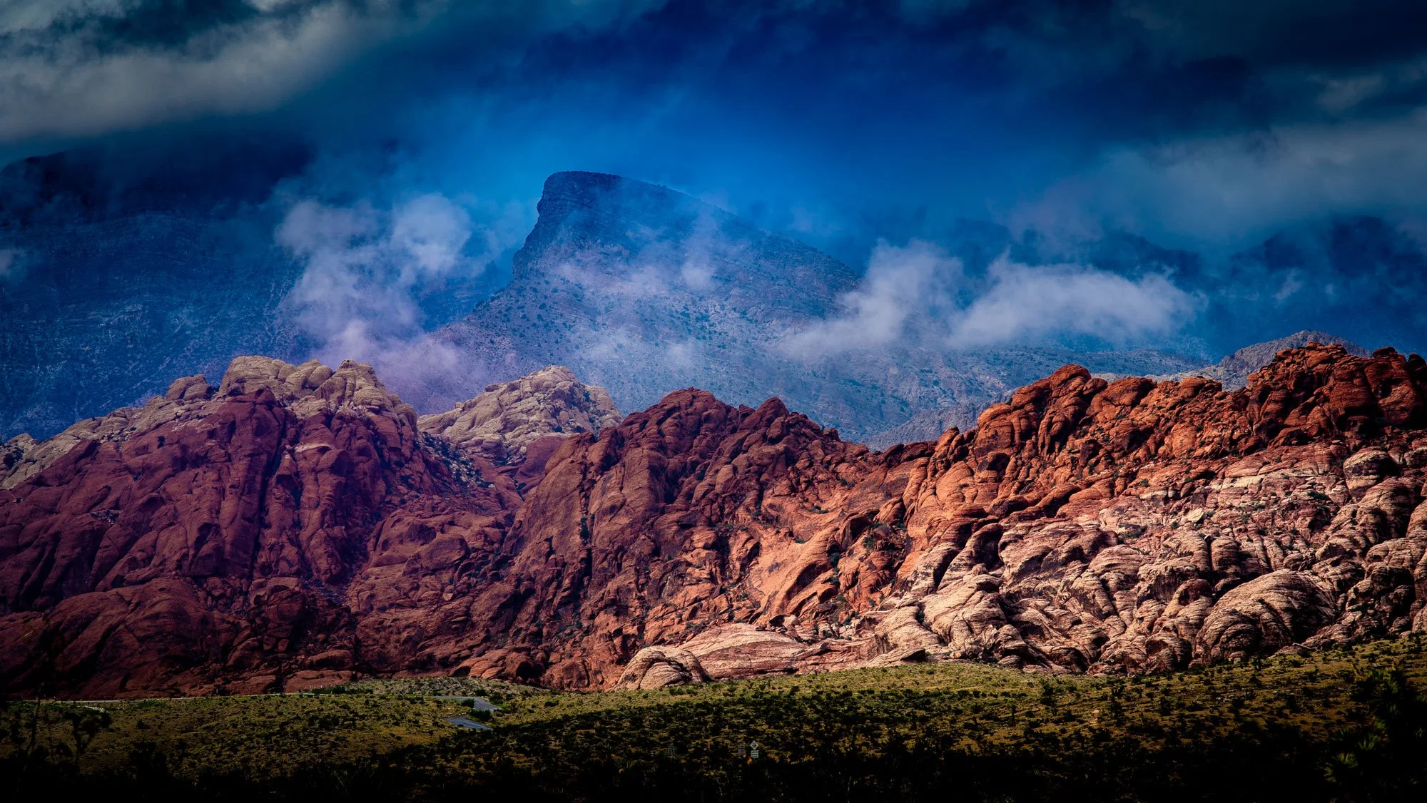 Rain on Red Rocks