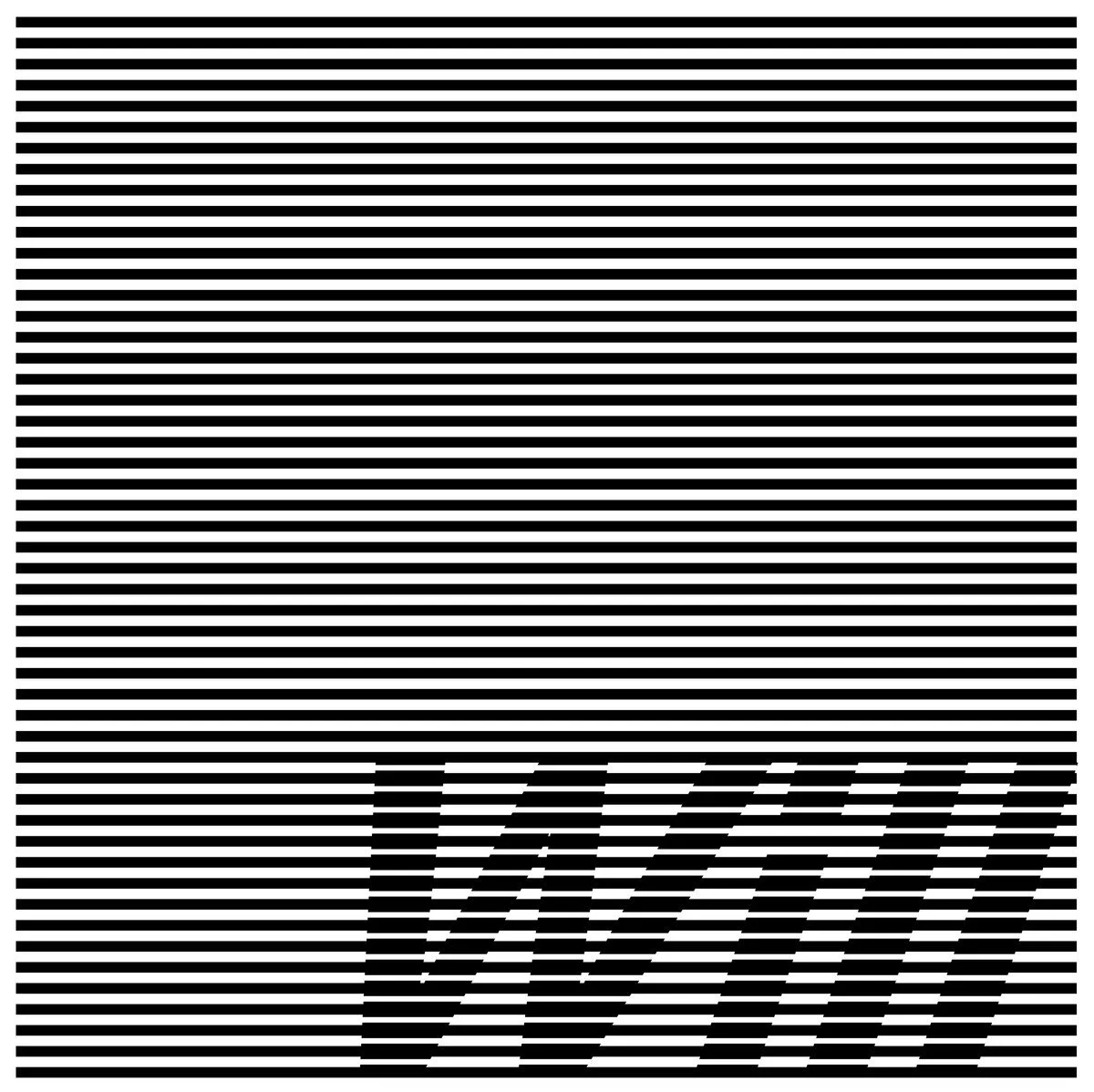 Black and white striped pattern with the word "Vans" in stylized letters at the bottom.