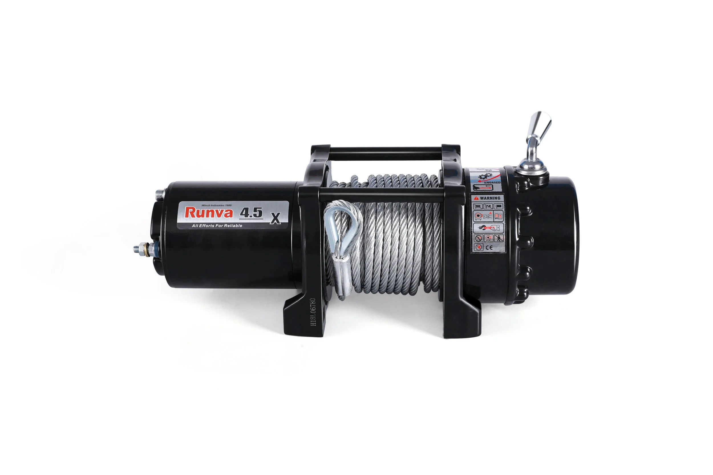 4.5X Winch with Steel Cable