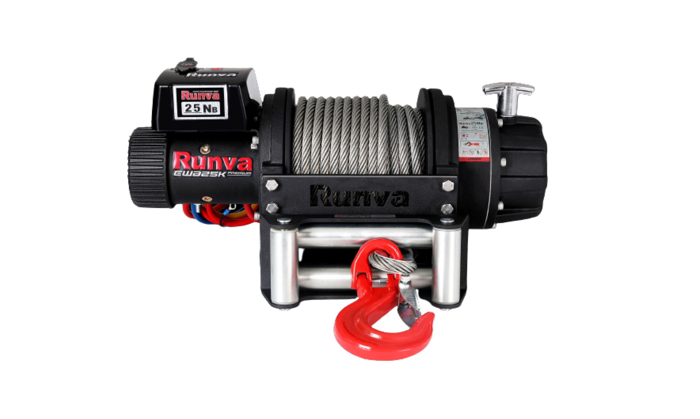 EWB25000 Premium Winch with Steel Cable