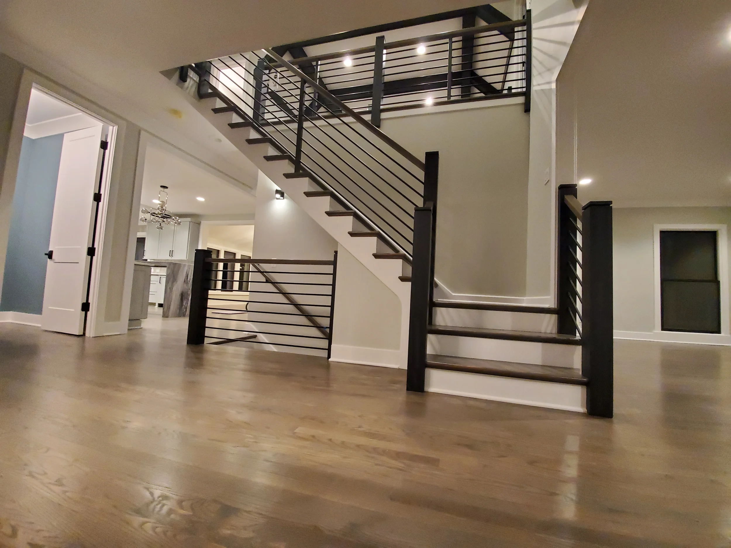 Luxury residential interior painting with professional surface preparation and a flawless finish by Kora Pro Painting in Illinois.