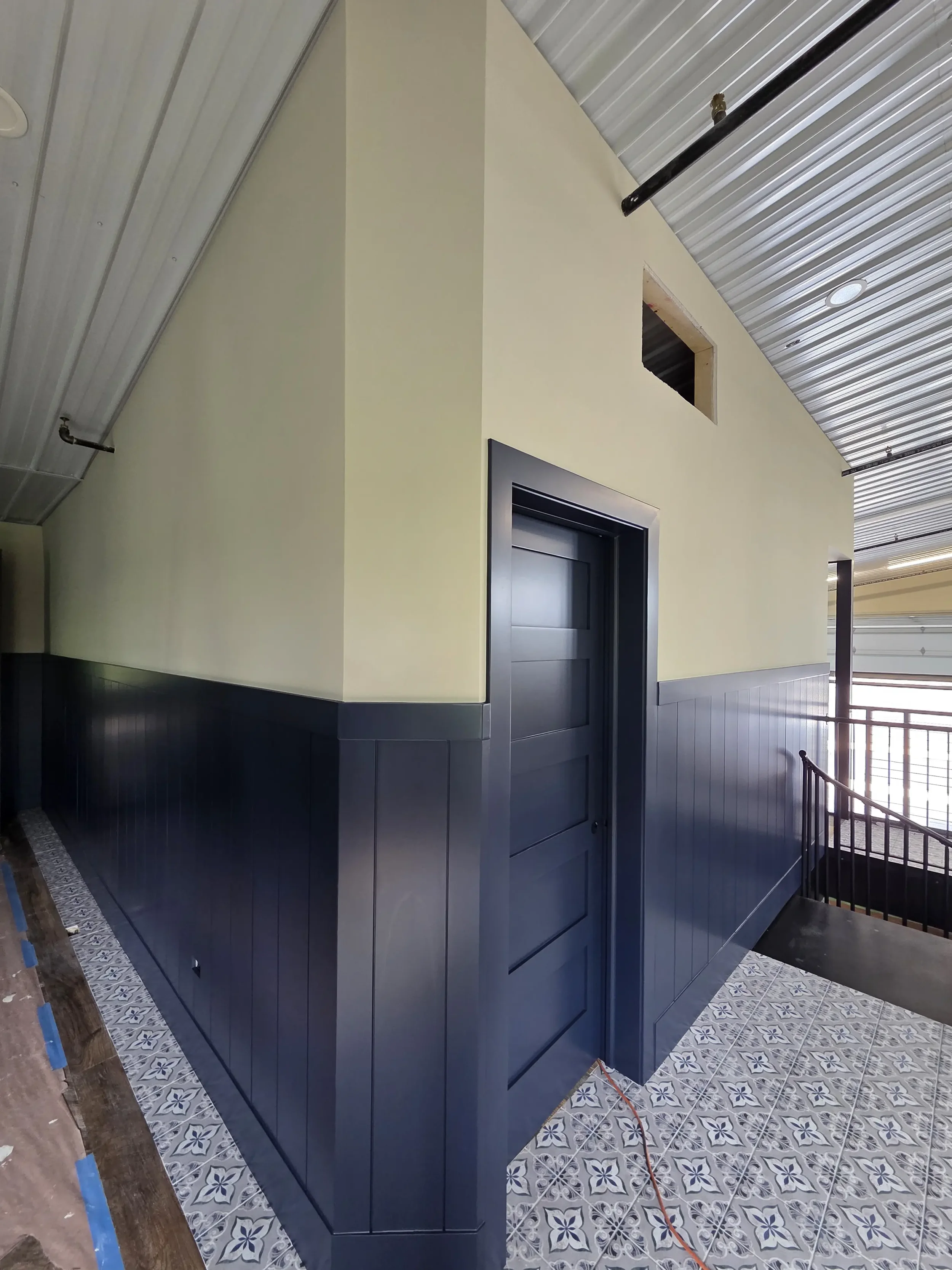 Premium commercial interior finish in Hinsdale, IL by Kora Pro Painting. The result of meticulous prep: a durable, high-design workspace. Satisfaction Guaranteed. Call (630) 550-8181.