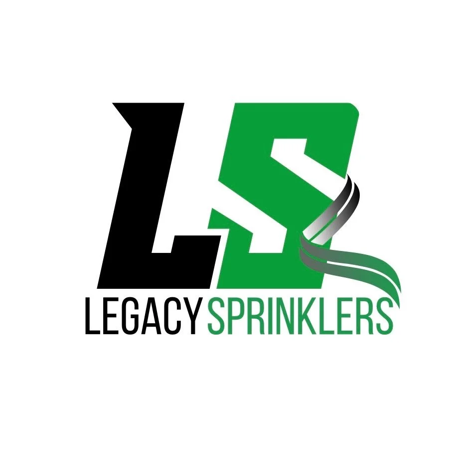 This is the logo for Legacy Sprinklers. Clean, concise, and straightforward - just as we aim to be in each and every sprinkler interaction.