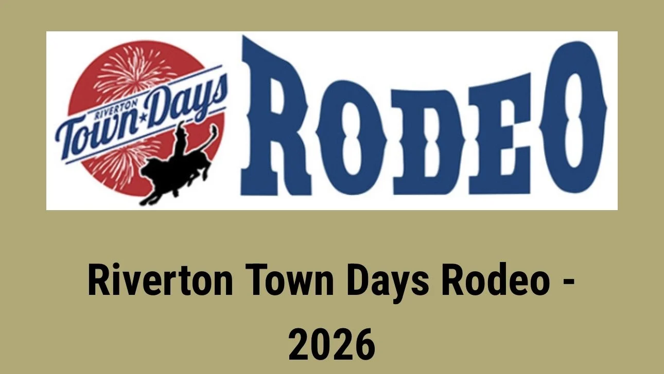 Riverton Town Days Rodeo Sponsor logo for sprinkler repair for the team calf roping