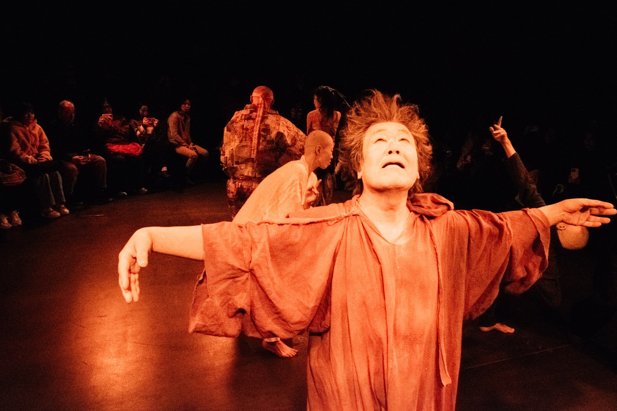 Butoh performance at Sotheby's in Hong Kong in 2025