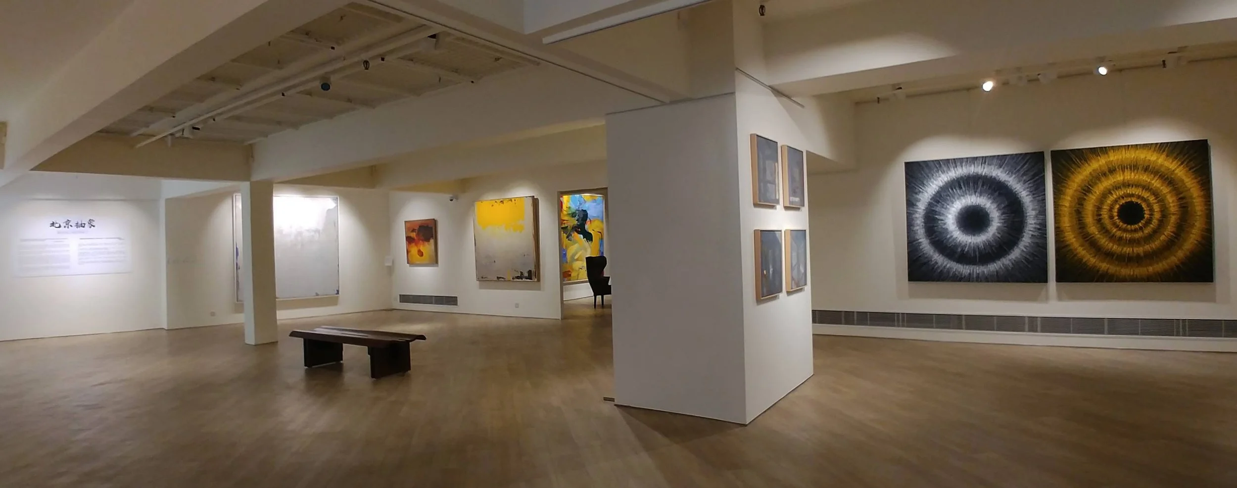 Exhibition view of Beijing Abstract in Hong Kong in 2018