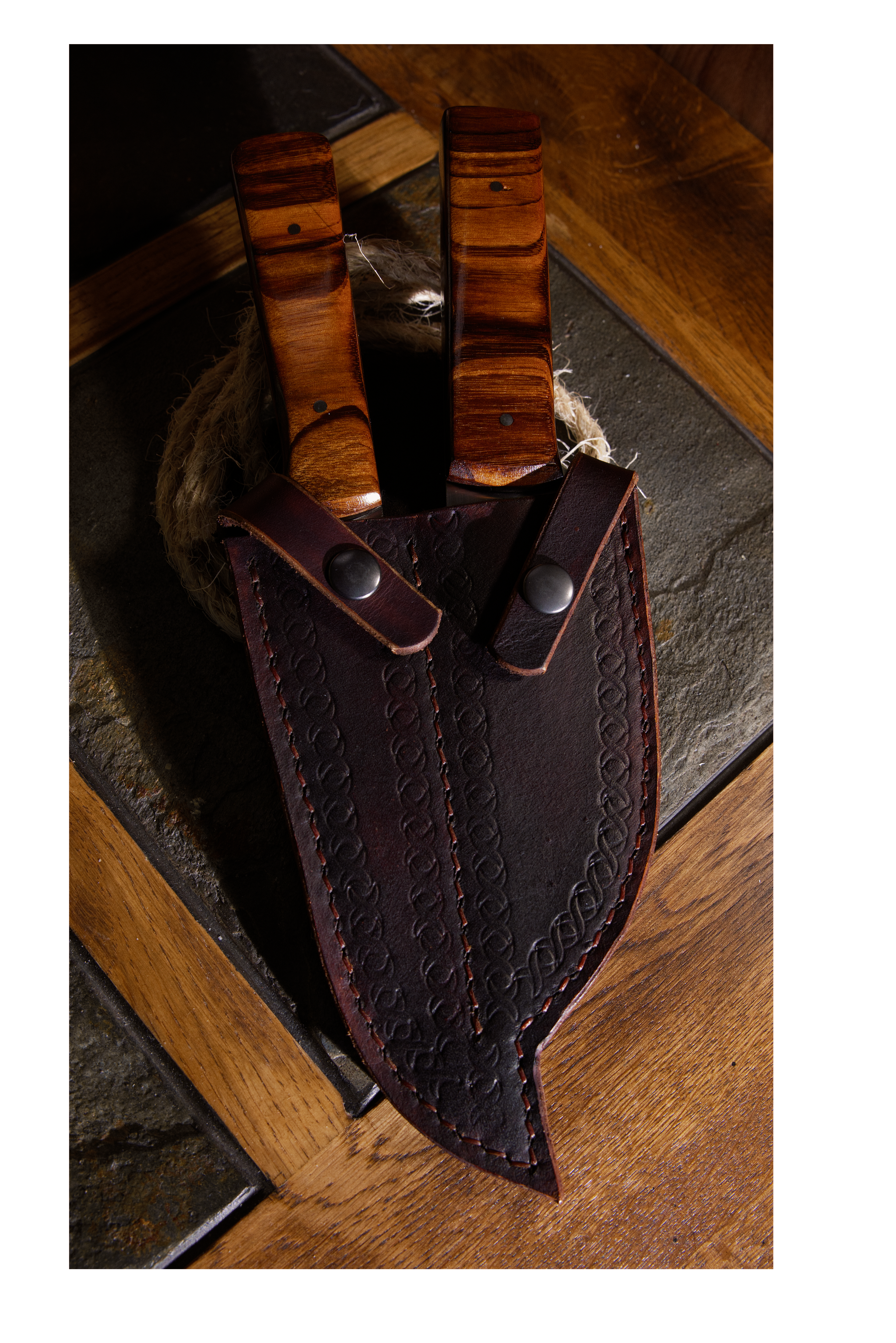 Double Knife & Sheath Set