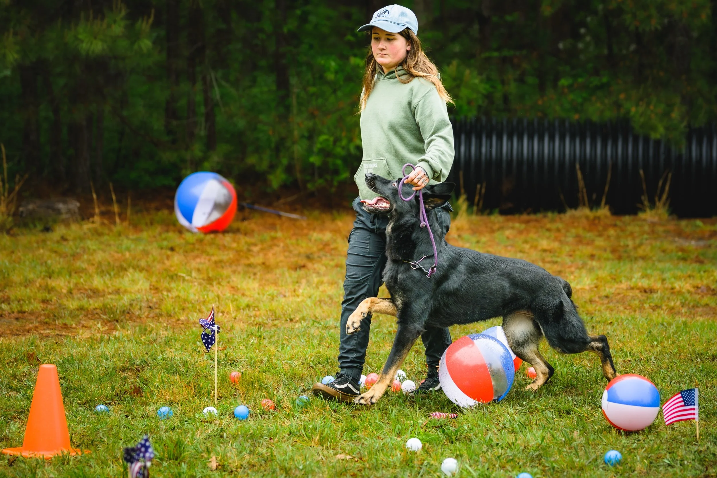Some shots of Attila and I during our obedience routine at last month&rsquo;s trial 🇺🇸

&bull;
#protectiondog #dogsport #njdogtraining #njdogtrainer #dogtrainingtips
