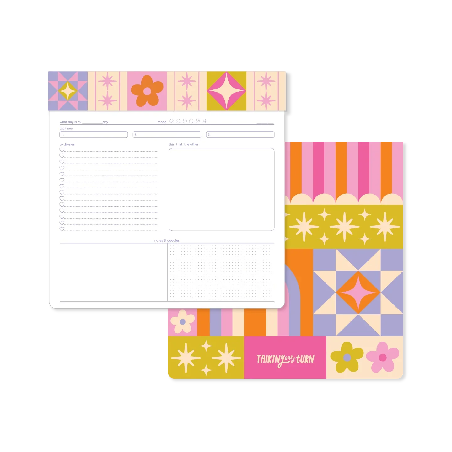 Tearaway Day Planner Pad
