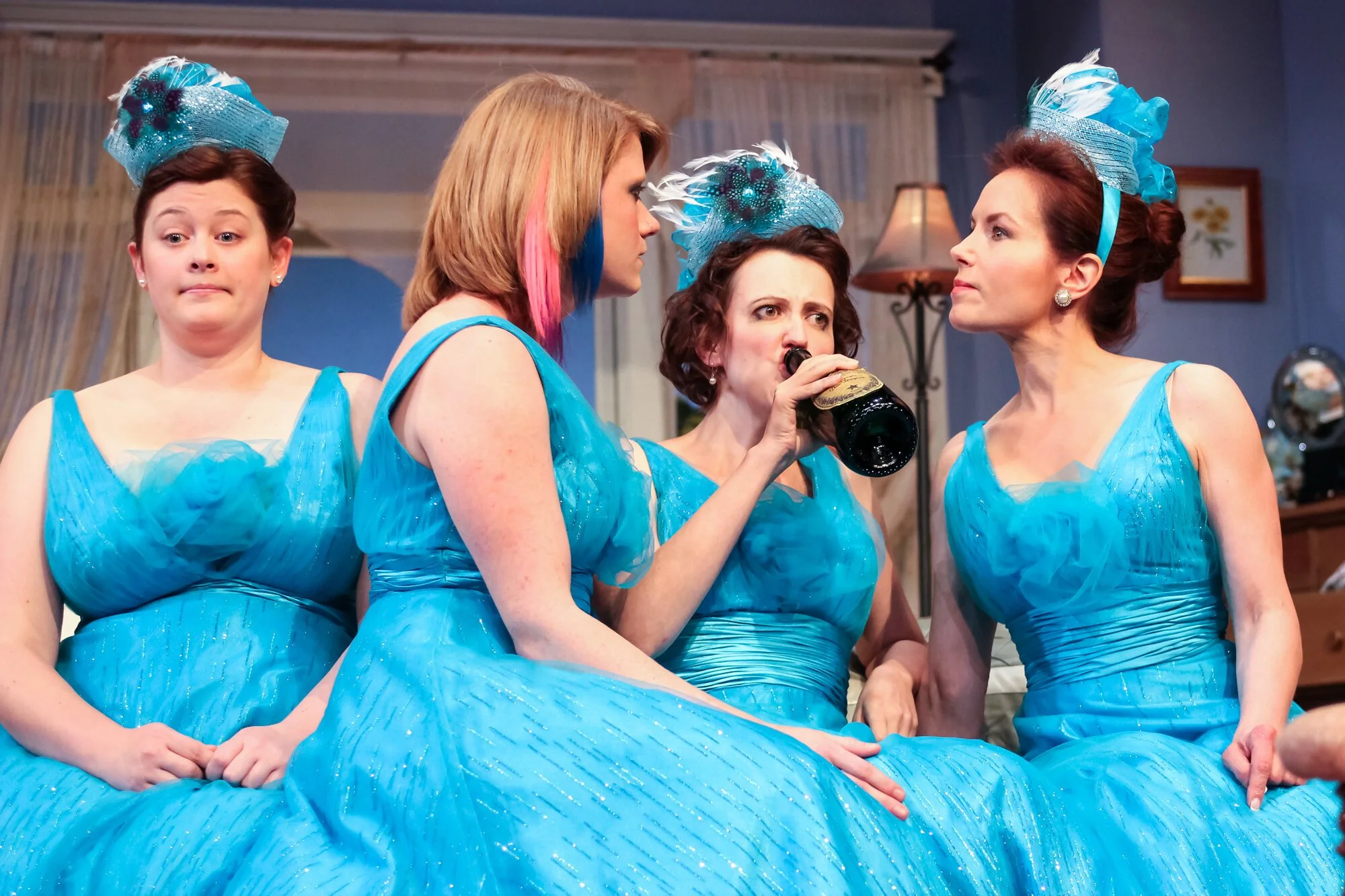 Five Women Wearing the Same Dress