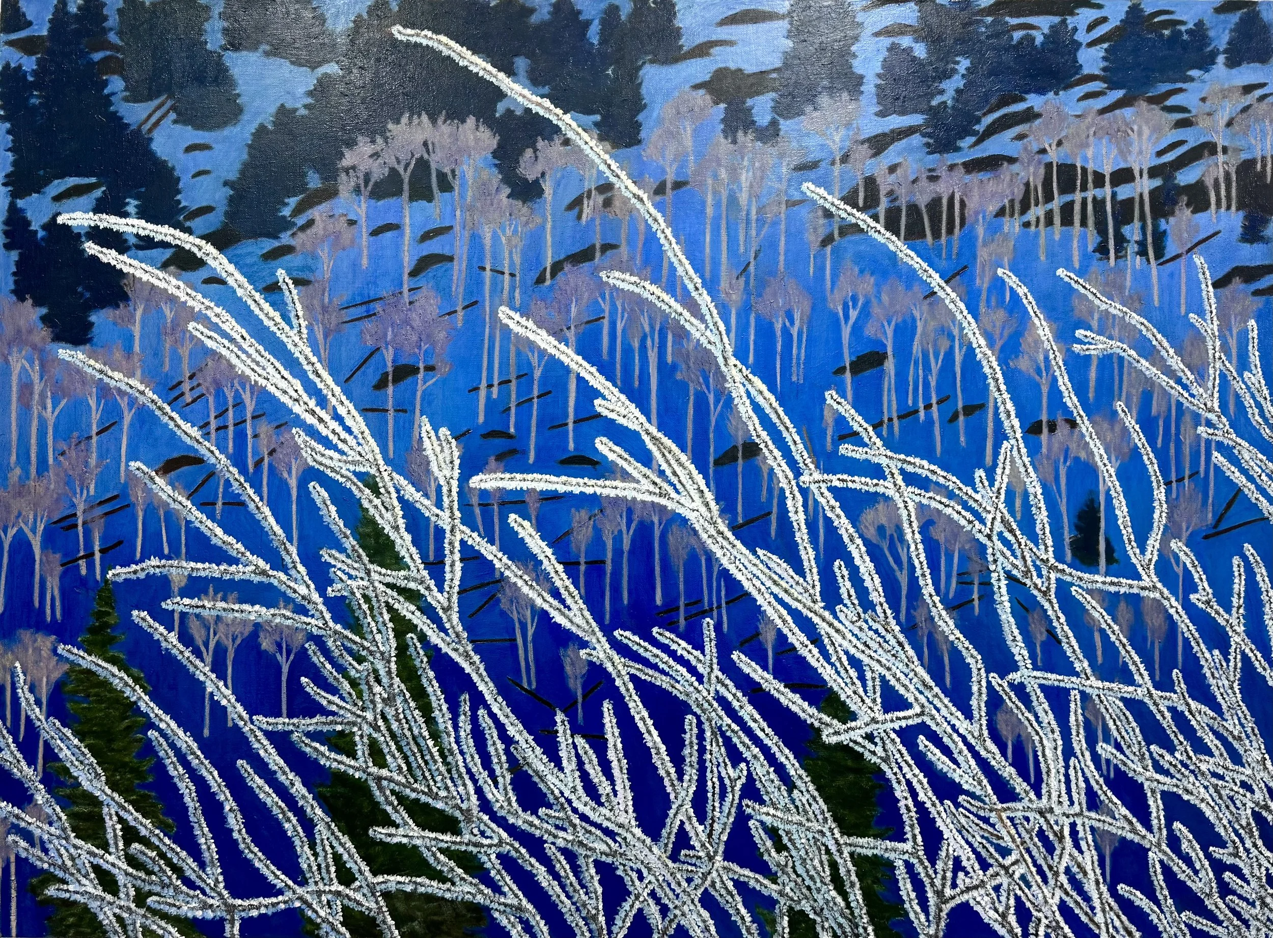 Colorado Morning, Oil on canvas, 60 x 44 in, 2024