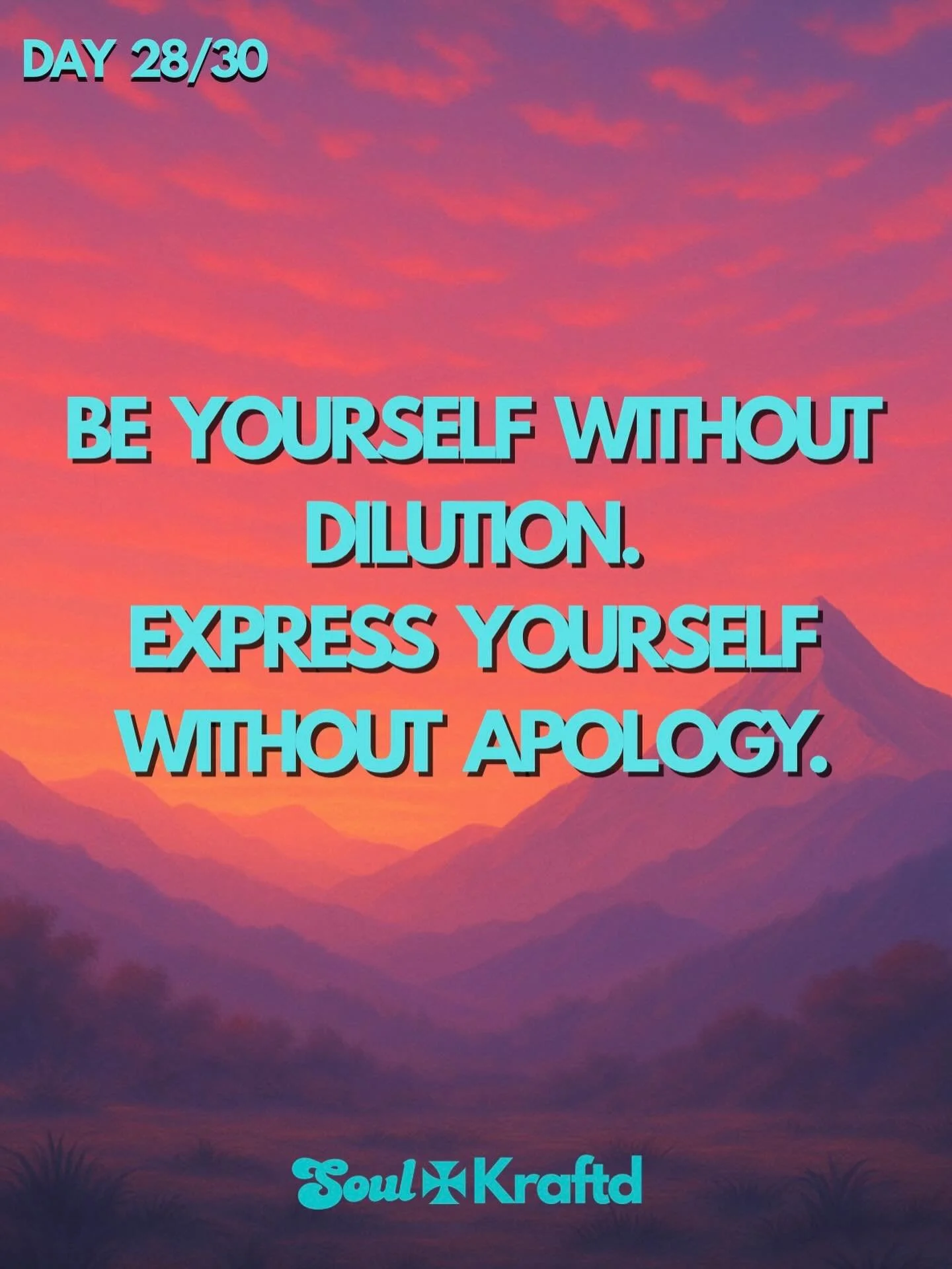 You don&rsquo;t owe the world a smaller version of yourself.
Your voice, your energy, your truth &mdash; all deserve space.
Be yourself. Express yourself unapologetically.
#SoulKraftd