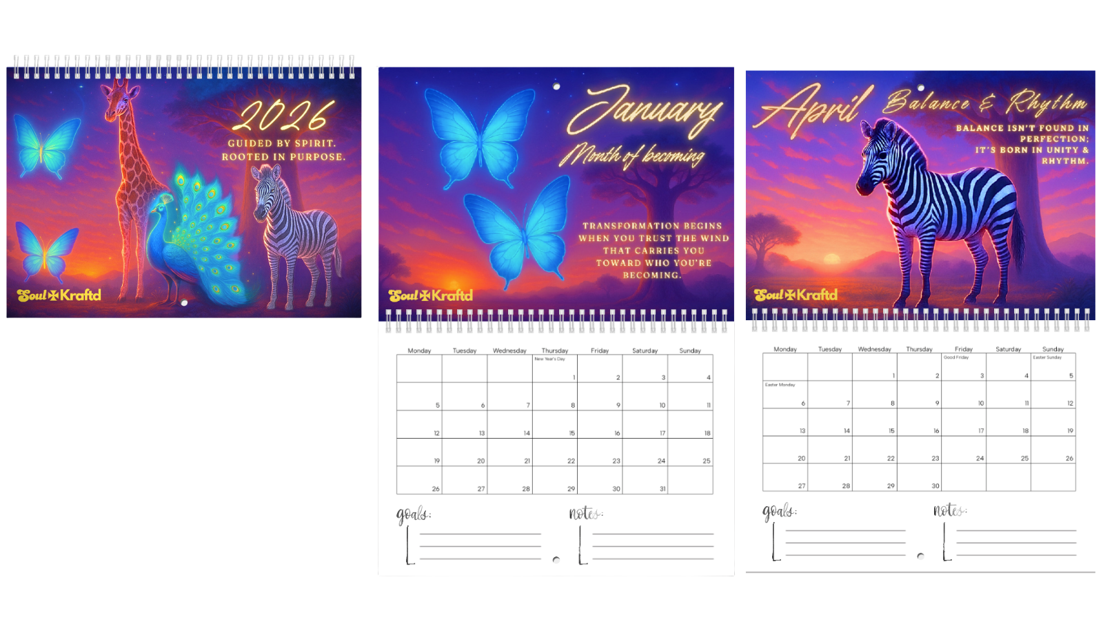 Spirit Beasts — The Stillness Calendar (2026)