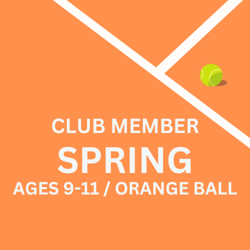 Ages 9-11 / Orange Ball - Learn to Play Tennis | Member