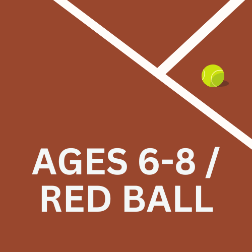 Ages 6-8 / Red Ball - Learn to Play Tennis | Non-Member