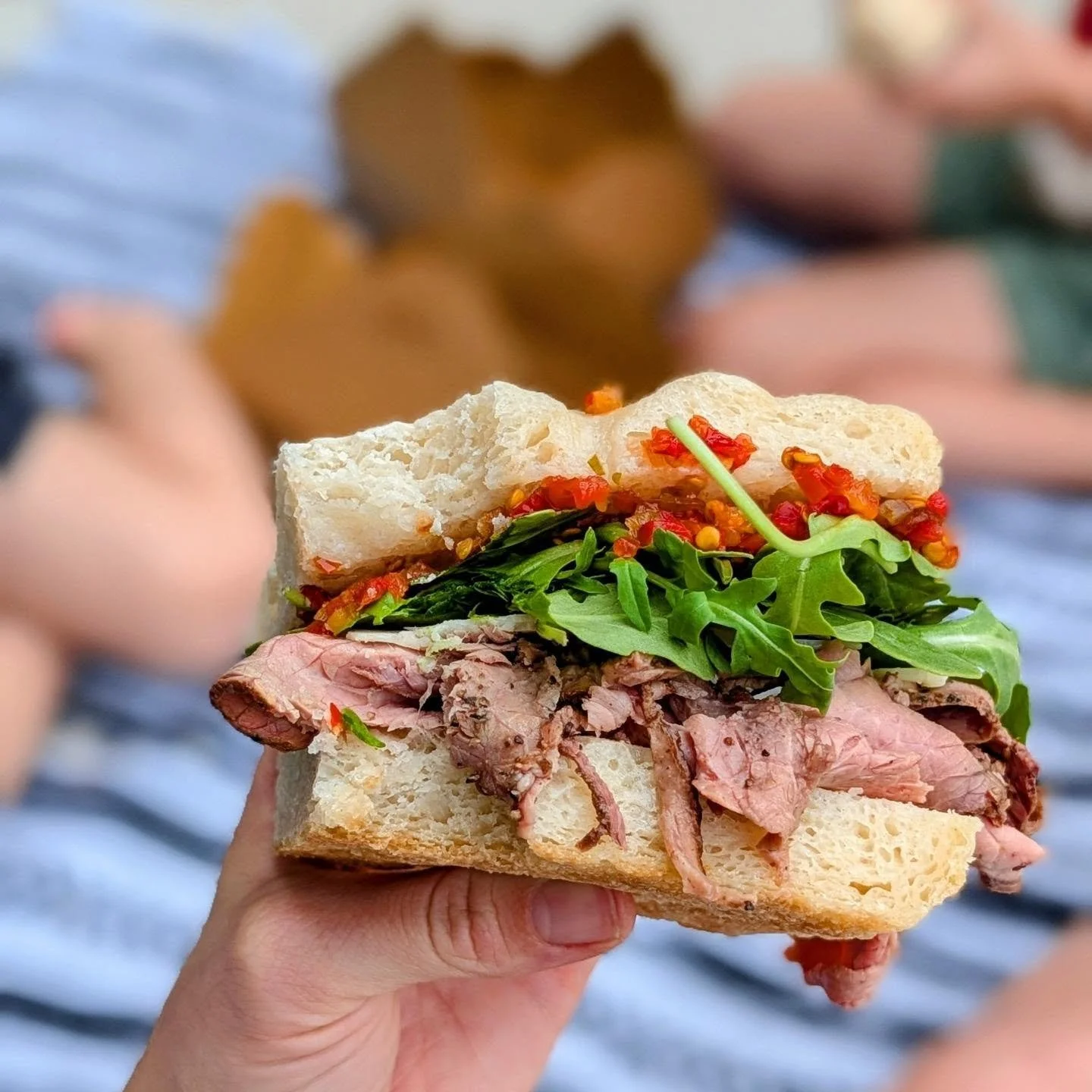 Soaking up the last days of summer with focaccia sandwiches and backyard picnics. Get your GF bread at FarmSouth! (Freshest on Thursday, so highly recommend getting it then. Menus posted on stories each week)

#smallbusinessknoxville #glutenfreeknoxv