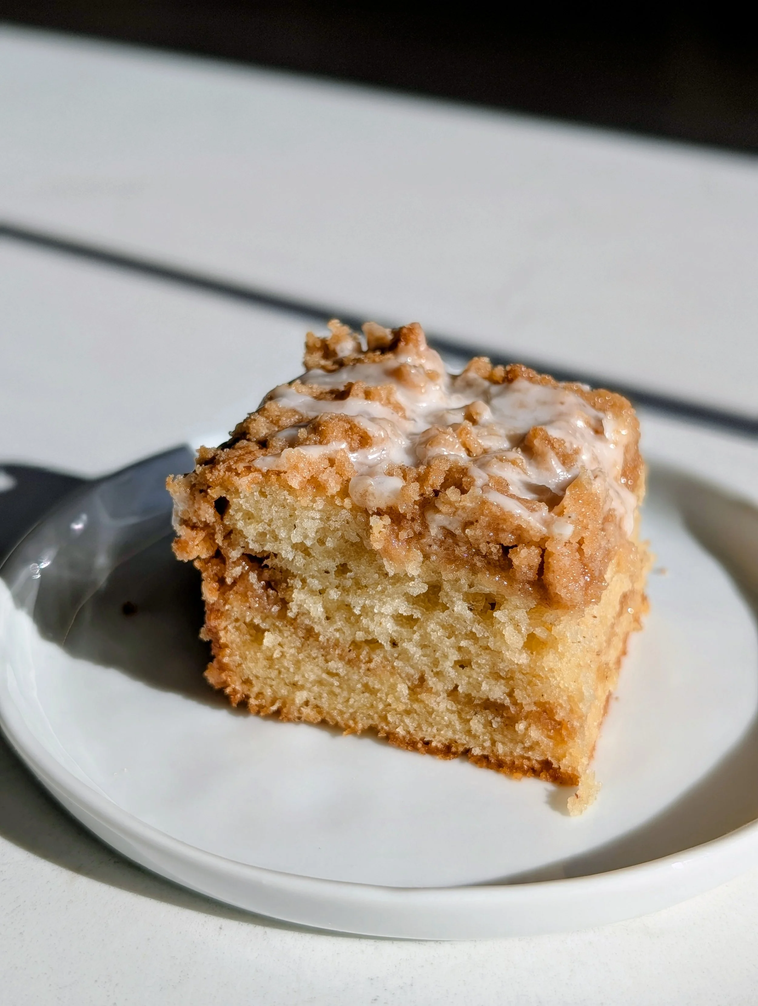 cinnamon + sugar coffee cake