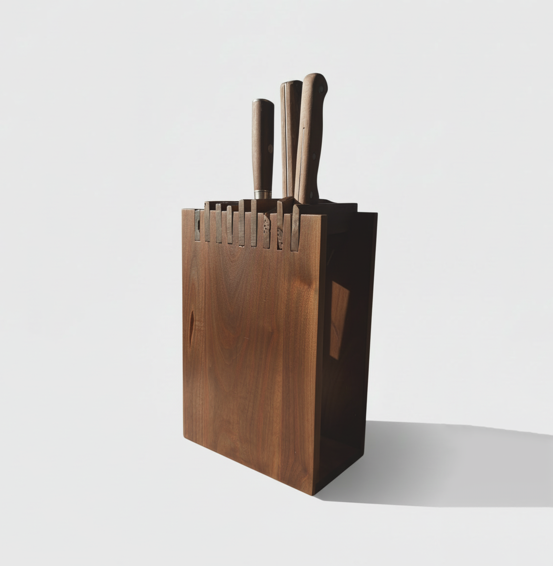 Black Walnut Knife Holder