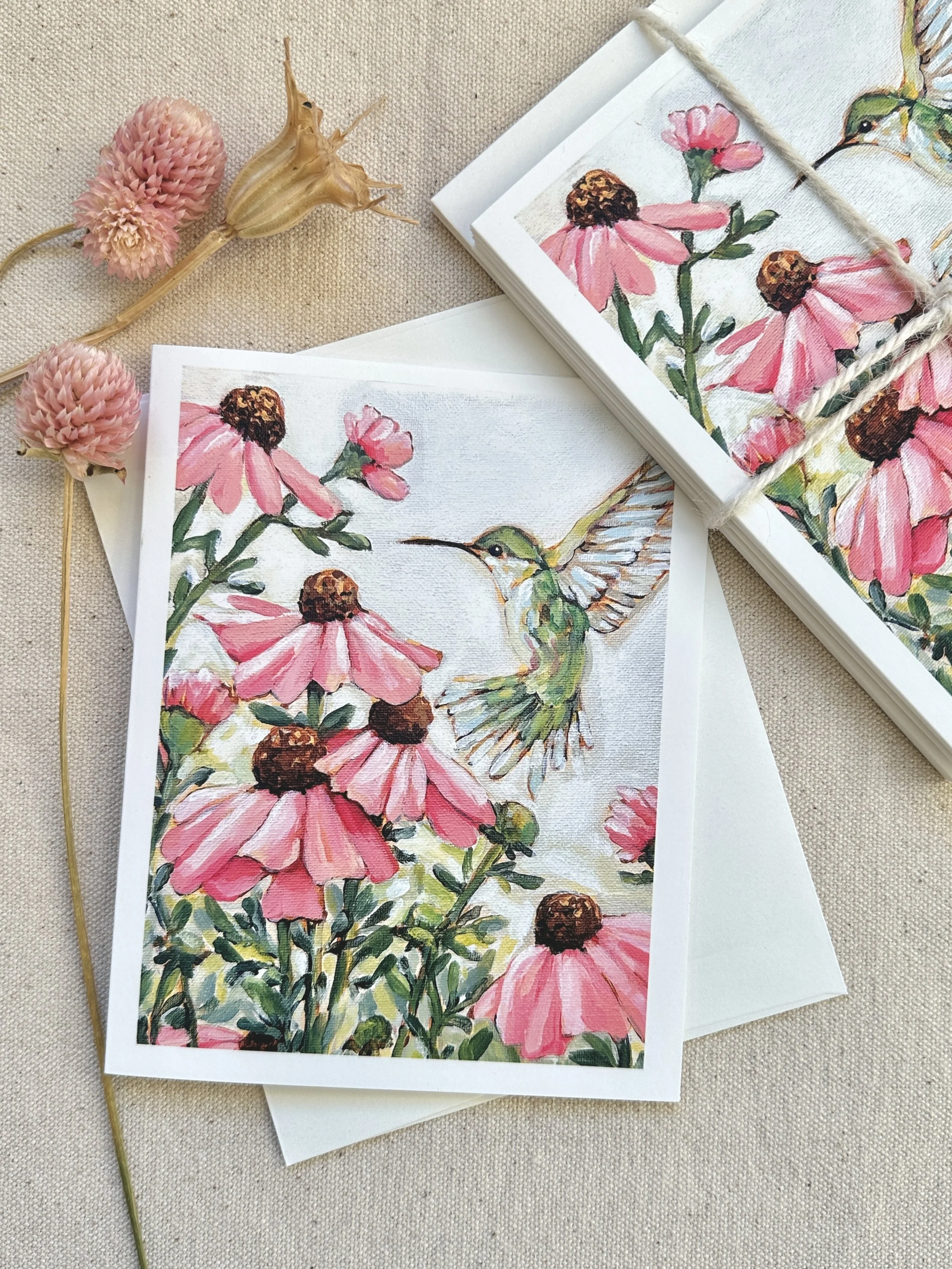 Hummingbird Notecard Set
