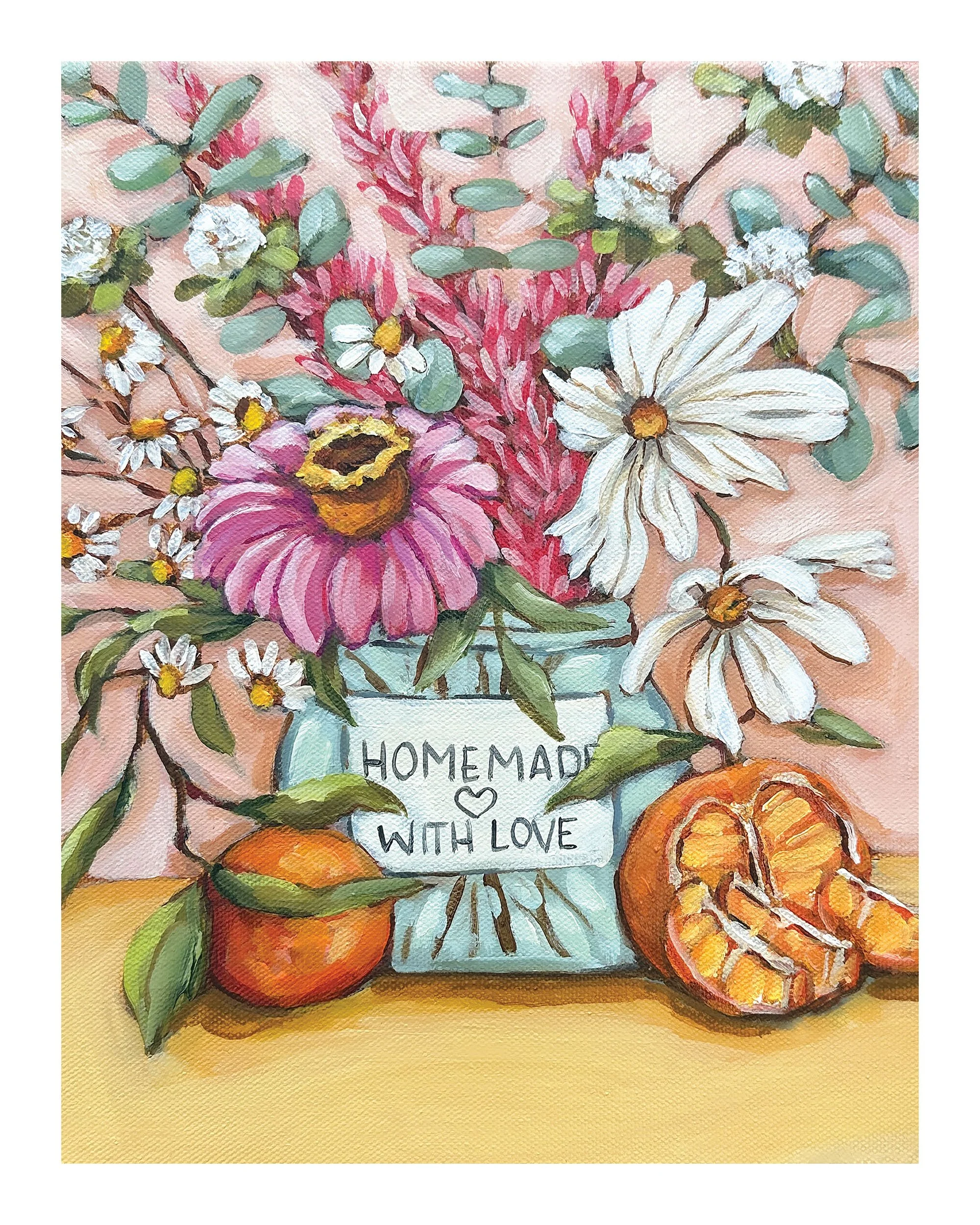 Made with Love Art Print