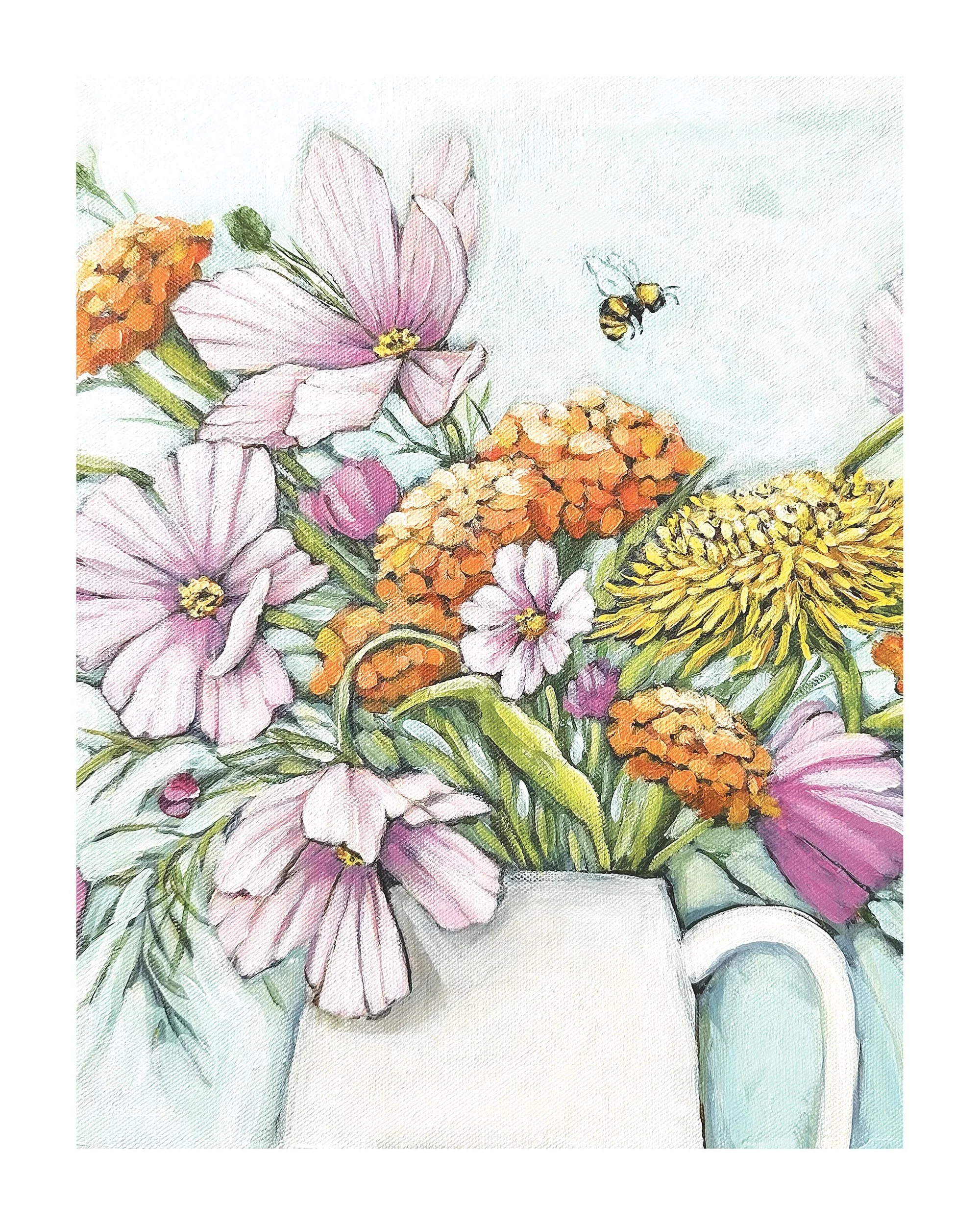 Busy Bee Art Print