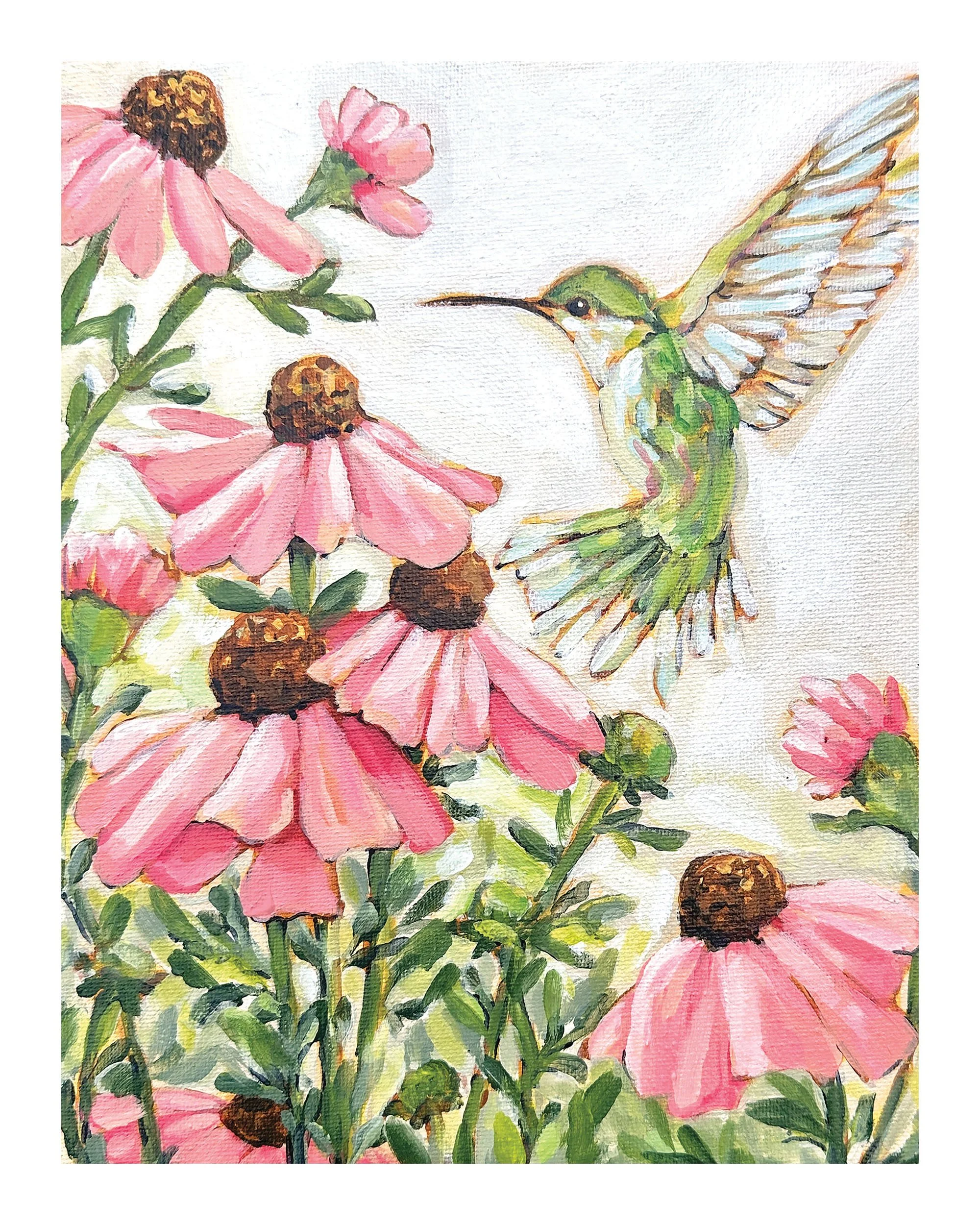 Little Hummingbird Art Print