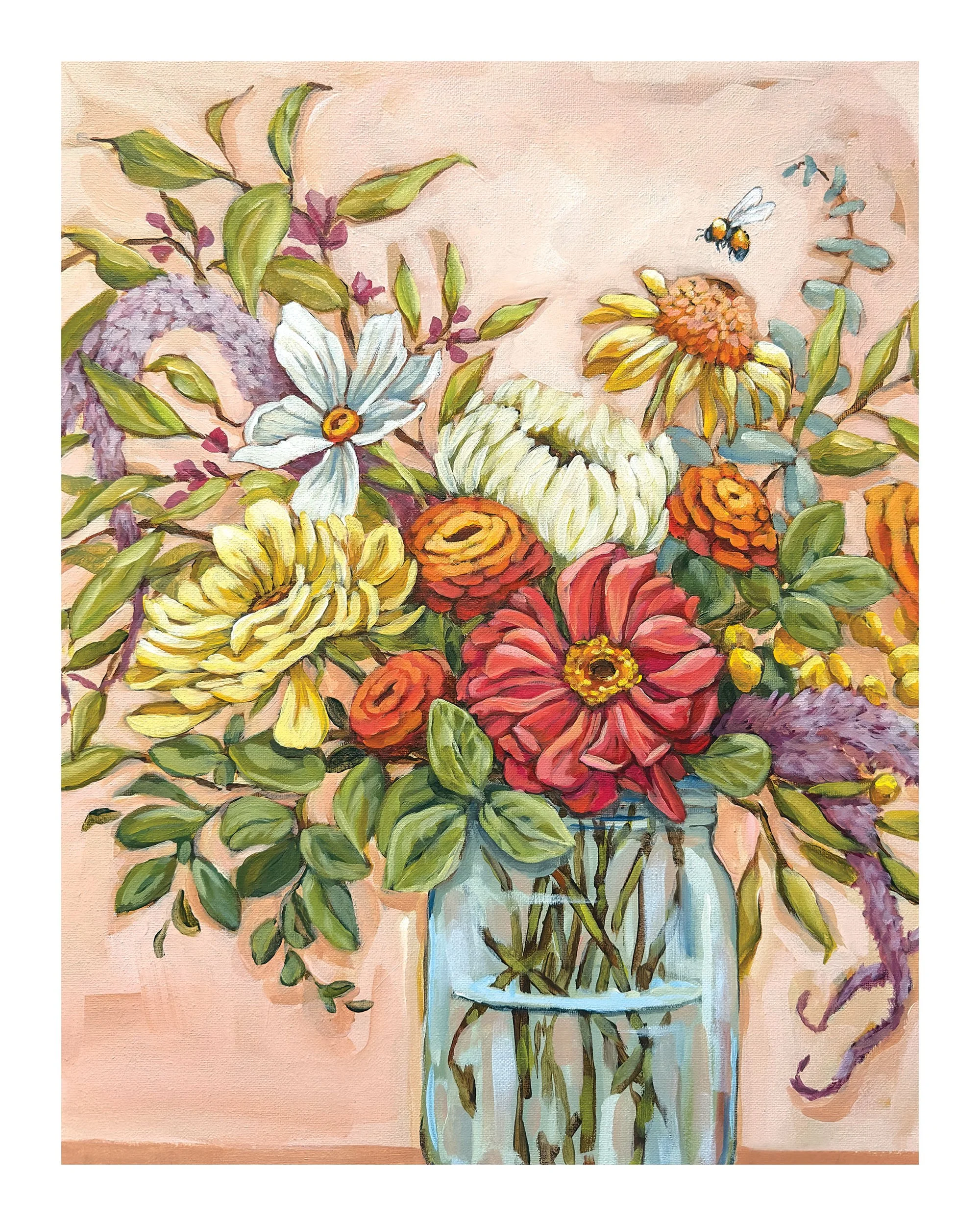 Joy in Full Bloom Art Print