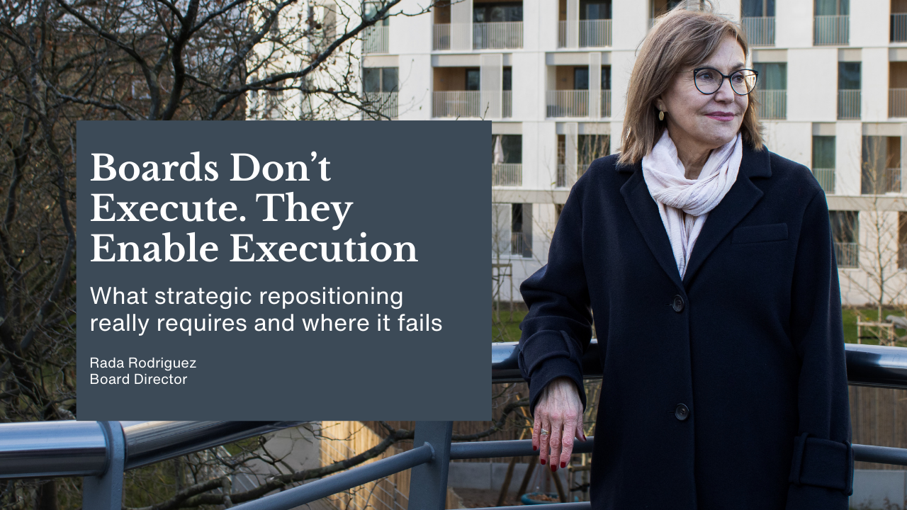 Boards Don’t Execute. They Enable Execution