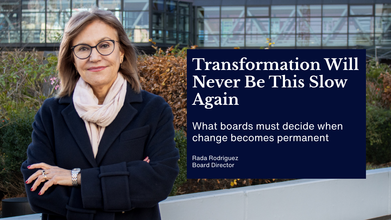 Transformation Will Never Be This Slow Again