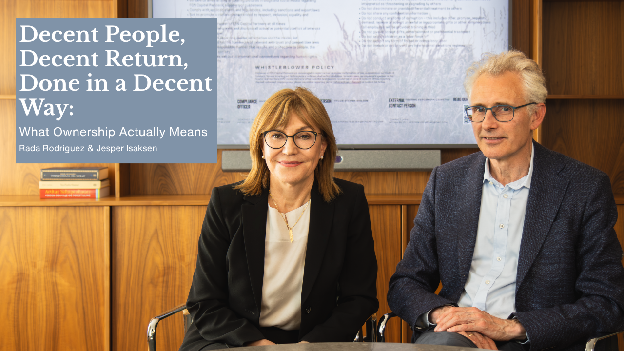Decent People, Decent Return, Done in a Decent Way: What Ownership Actually Means