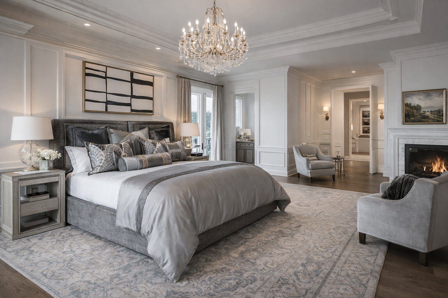 Outdoor pool design integrated with residential interior architecture and landscape elements.