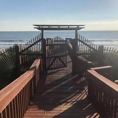 Before: Private Coastal boardwalk