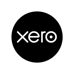 Xero logo on a black background