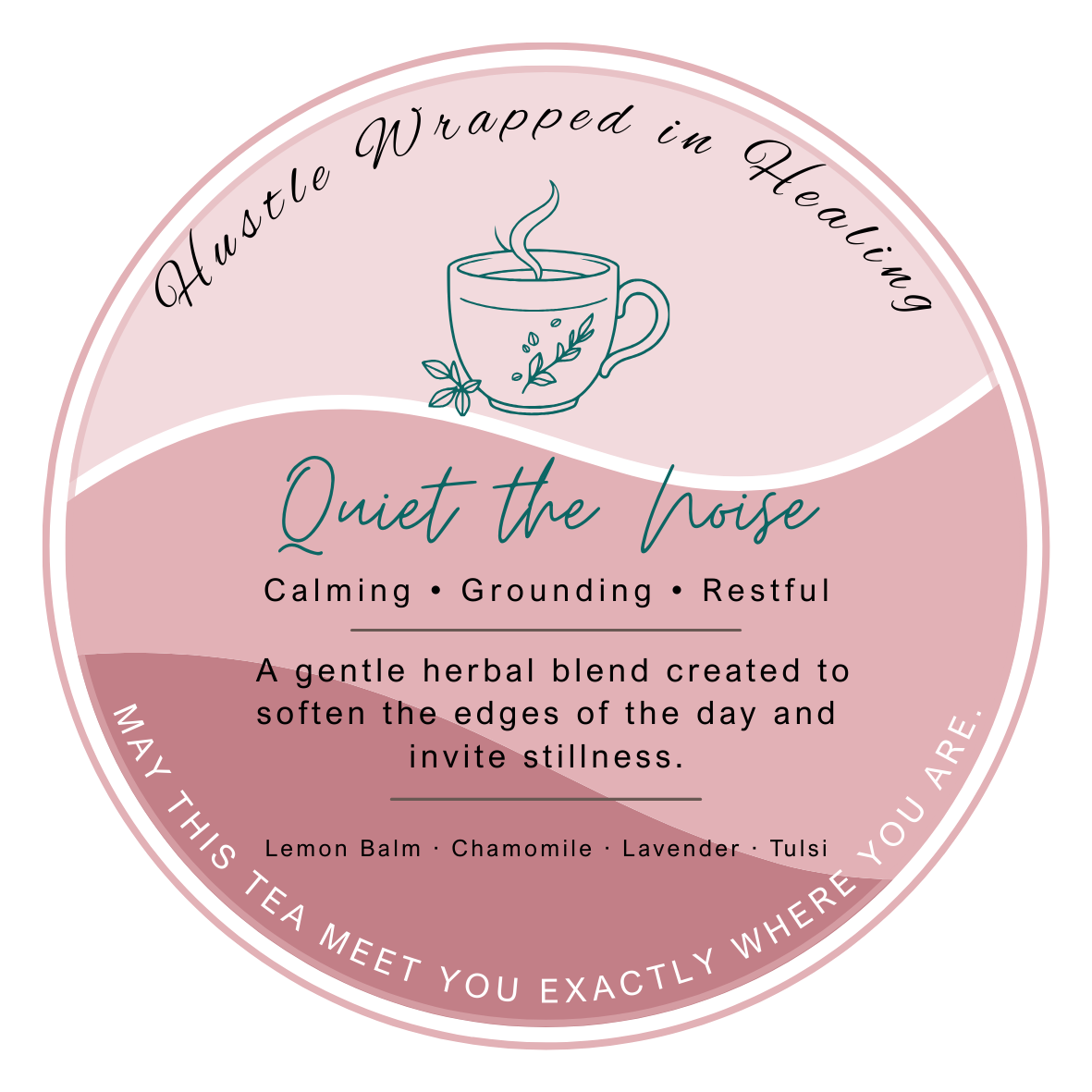 Copy of Pink and White Thank You Hand Made Just For You Round Sticker (1).png