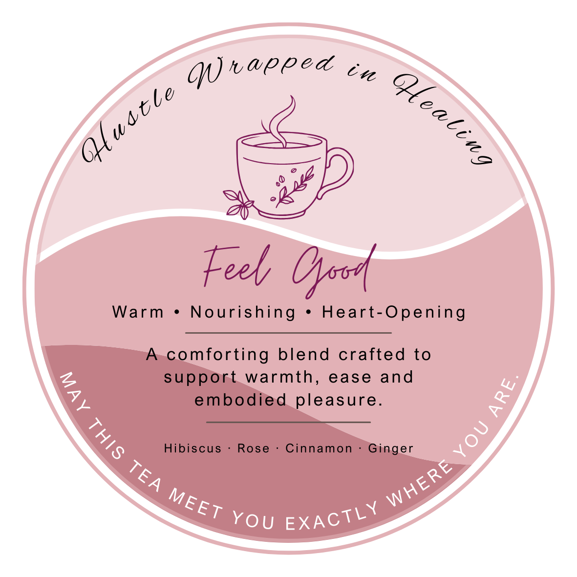 Copy of Pink and White Thank You Hand Made Just For You Round Sticker.png