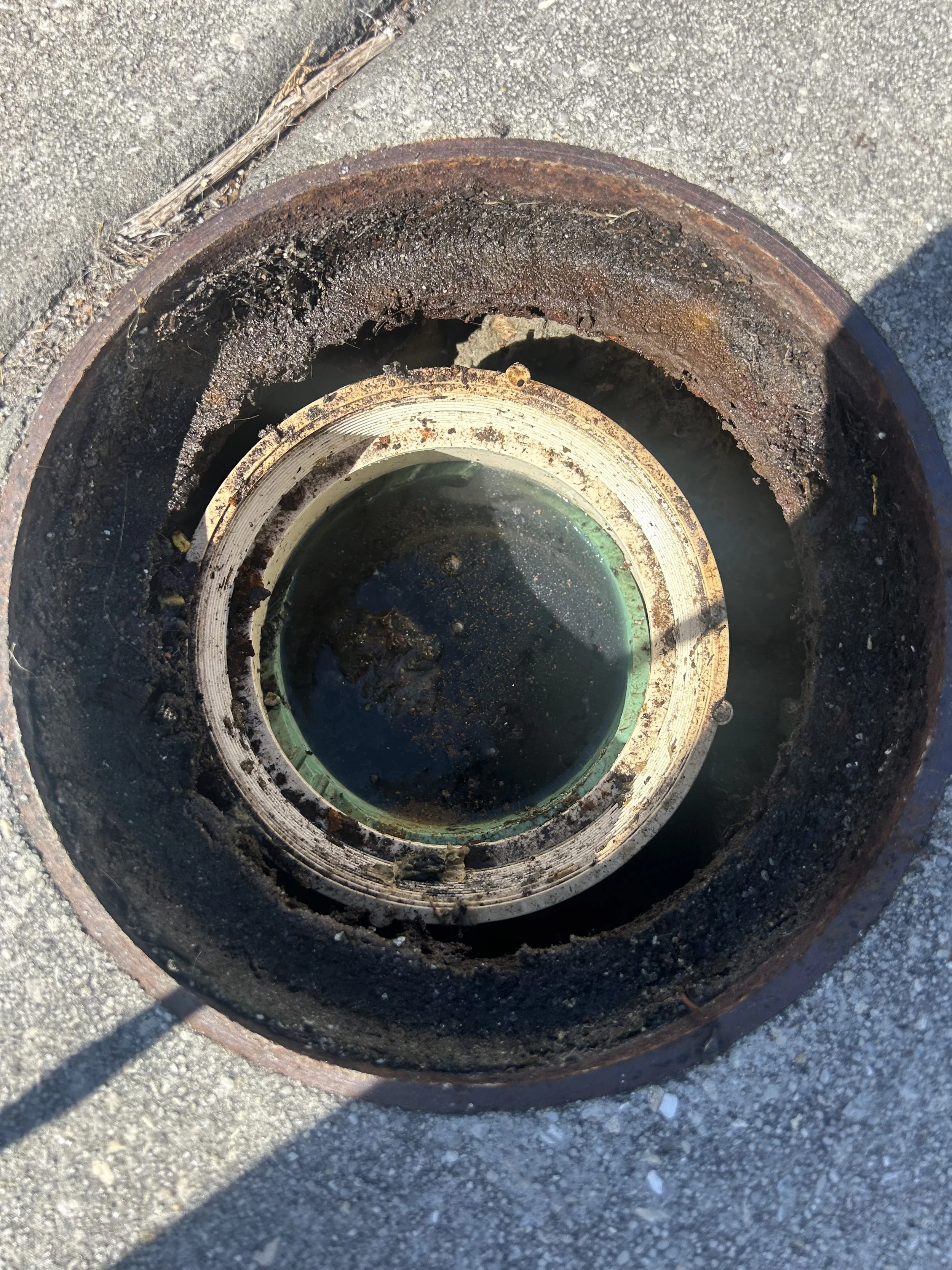 Backed up commercial drain stoppage cleared