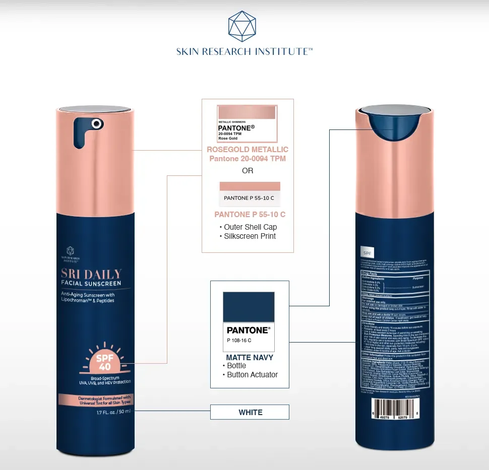 Pantone Color Callouts for Label and Product design