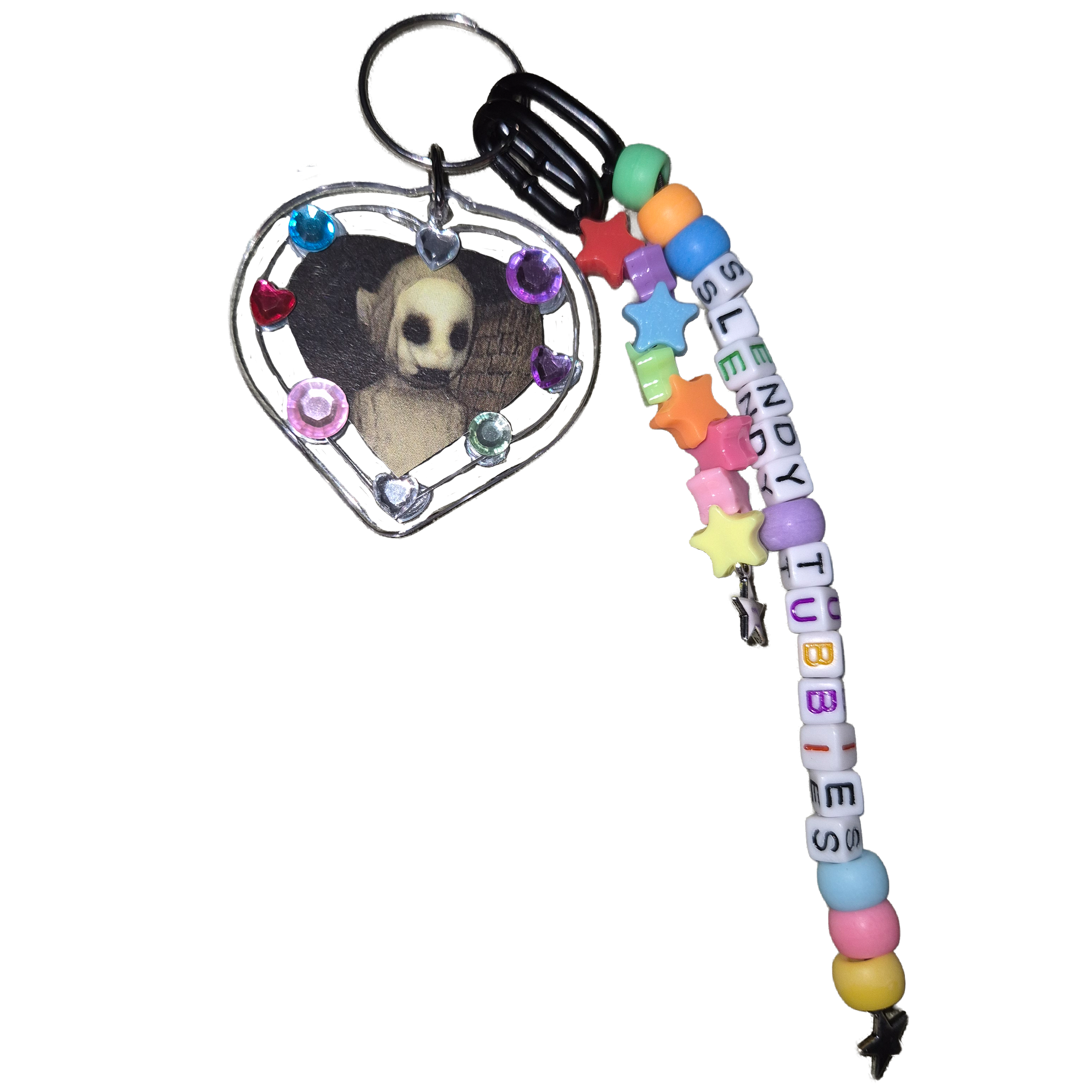 SLENDYTUBBIES | NEWBORNS | HEART KEYCHARM