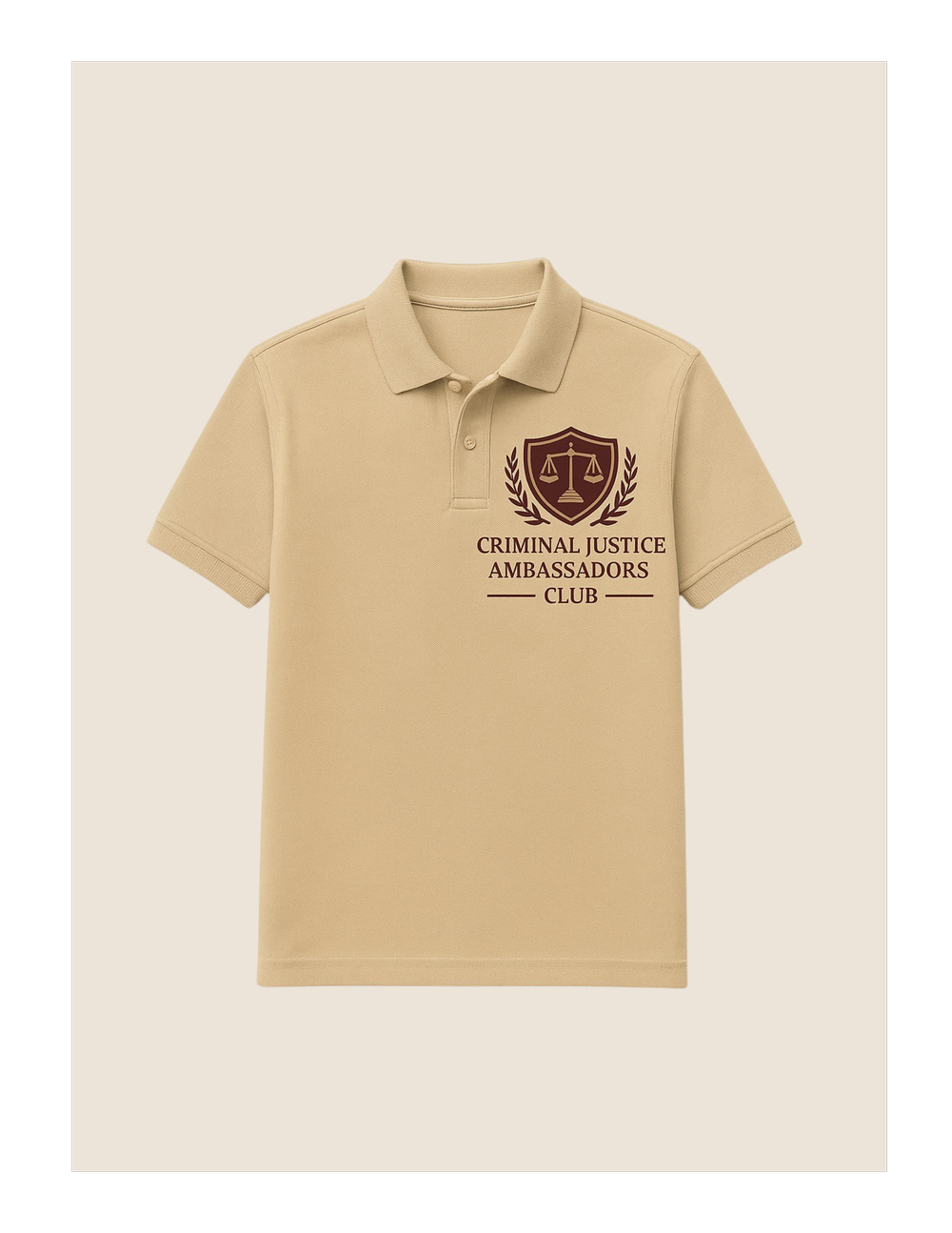 Criminal Justice Ambassadors Club- Polo Shirt