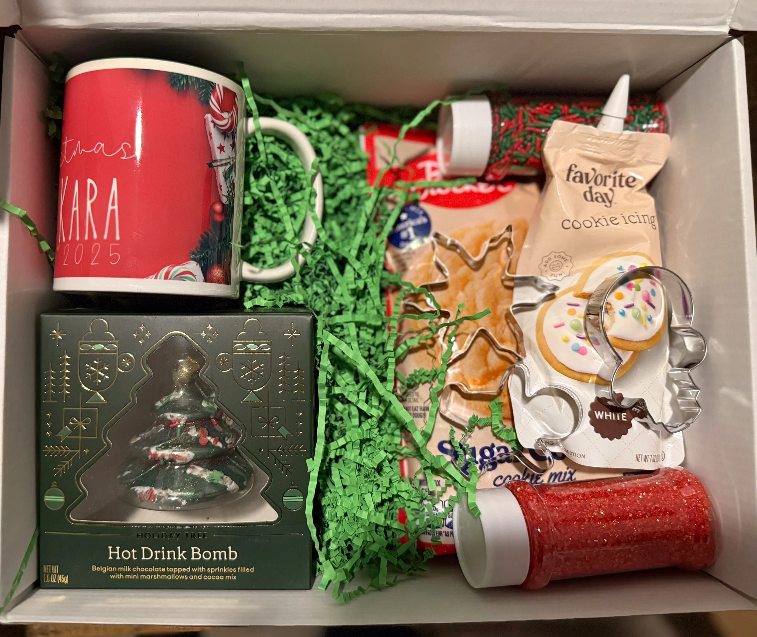 Christmas Gift Box Santa's Cookies