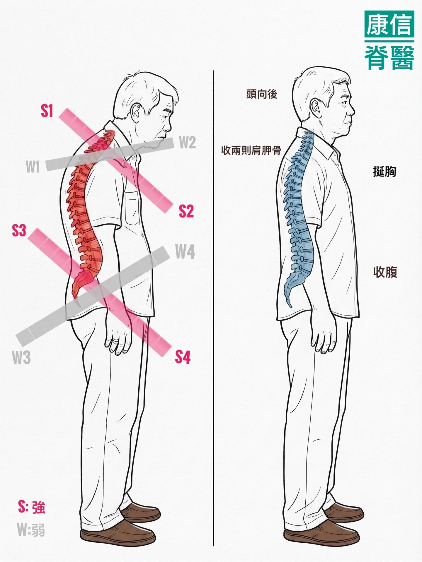 不良姿勢與交叉綜合症