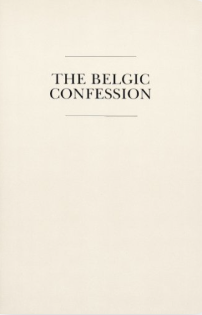 Belgic Confession Cover