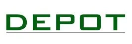 Depot logo in green with underline