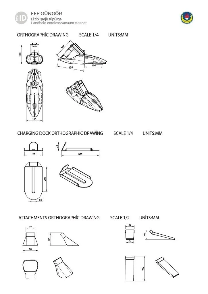 Technical Board of the Vaccuum Cleaner
