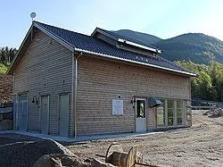 Kraftverket til Helgheim kraftverk.
