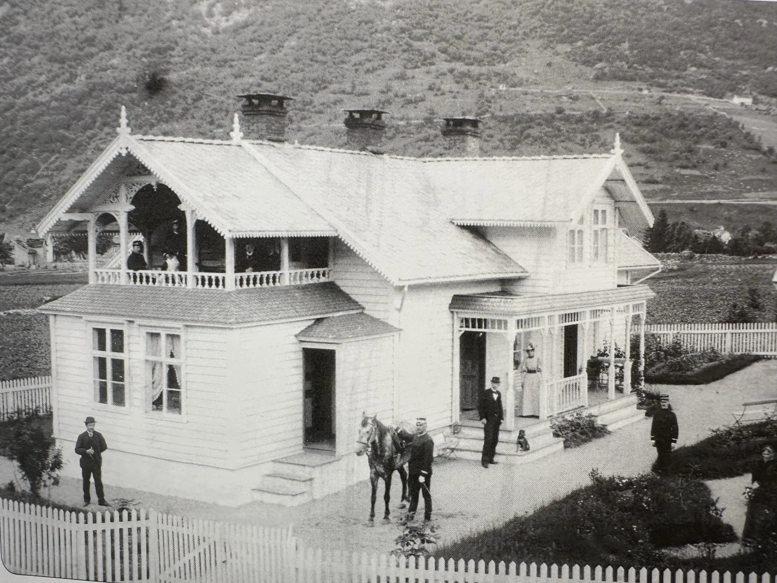 Huset til lensmann Anfin Øen i Vik