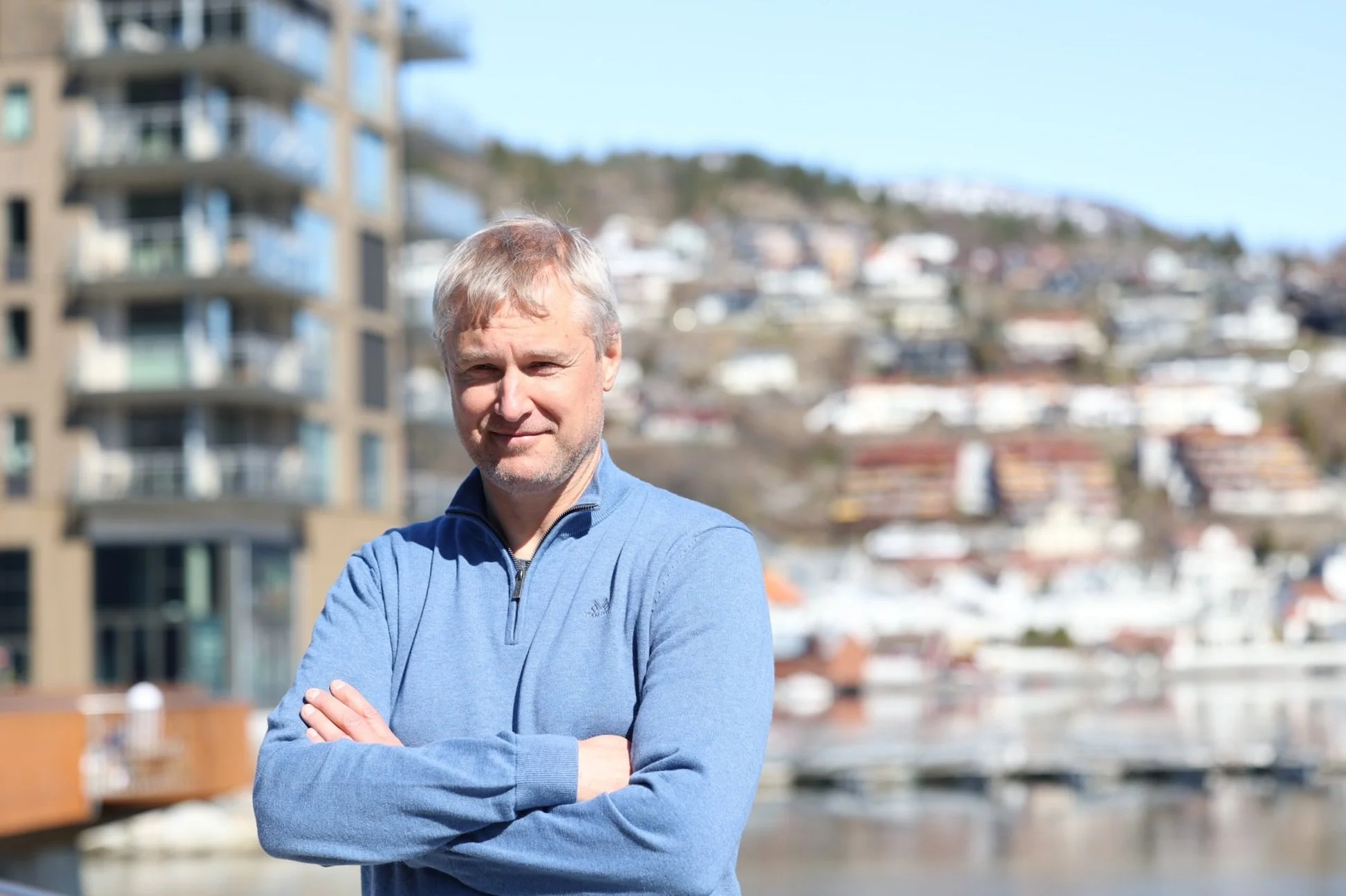 Torgeir Skålid i sola i Sogndal